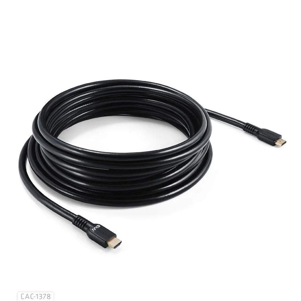 Club3D HDMI 2.1 Ultra High Speed 48Gbps 4K 120Hz HDR VRR Cable HDMI male - HDMI male 7.5m Μαύρο - Image 1