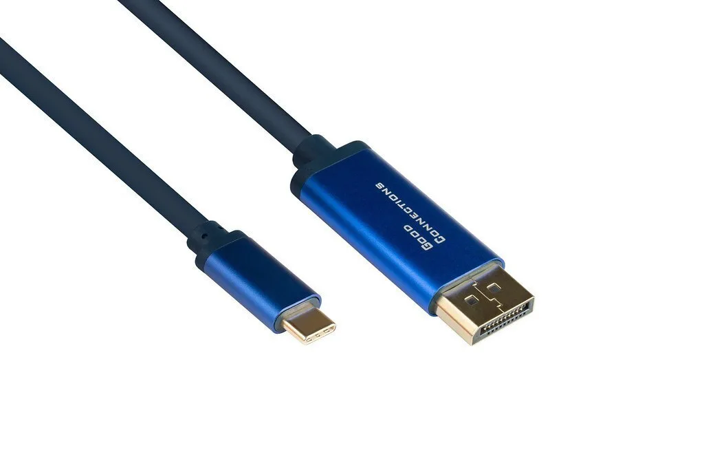 Good Connections USB 2.0 Cable USB-C male - DisplayPort Μπλε 1m 4812-CSF010B - Image 1