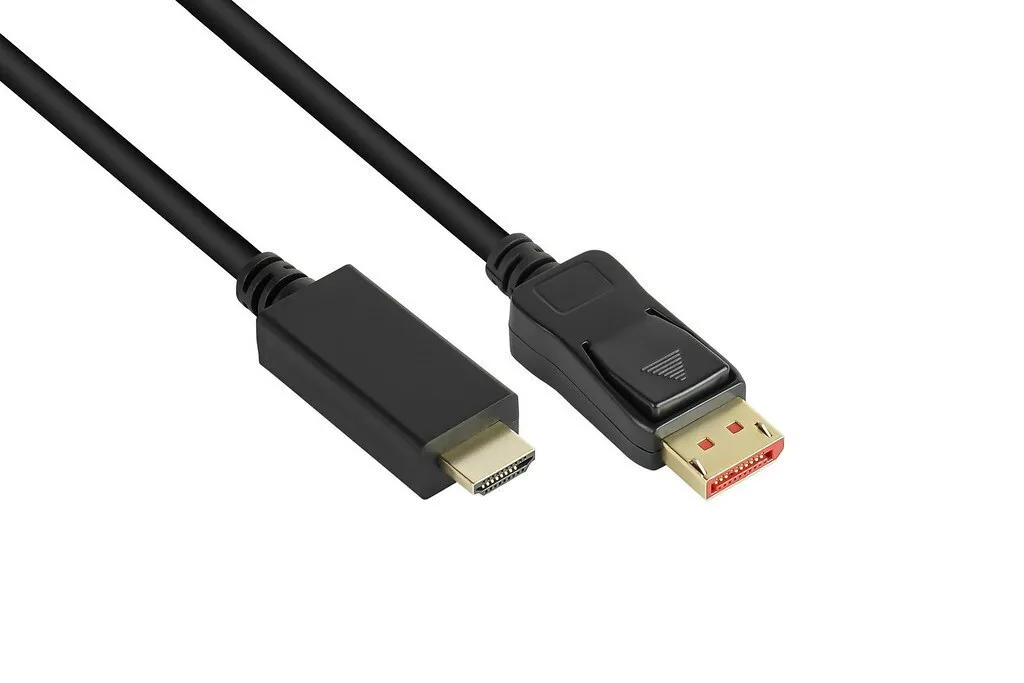 Good Connections Cable DisplayPort male - HDMI male 3m Μαύρο (DP14-HDMI3) - Image 1