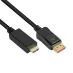 Good Connections Cable DisplayPort male - HDMI male 5m Μαύρο (DP14-HDMI5)