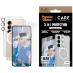PanzerGlass Flagship 3in1 Back Cover Tempered Glass Σετ με Τζαμάκι Διάφανο (Galaxy S25+) CRRCHNUG37942