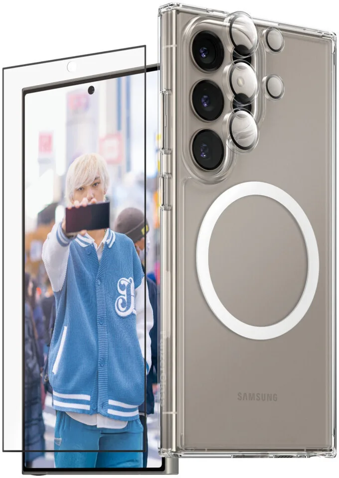 PanzerGlass Flagship 3in1 Back Cover Tempered Glass Σετ με Τζαμάκι Διάφανο (Galaxy S25 Ultra) CRRCHNUG38488 - Image 1