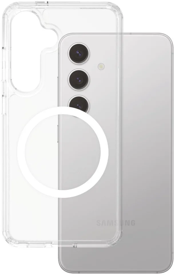 PanzerGlass Flagship Urban Combat White Qi Back Cover Πλαστικό Σετ με Τζαμάκι Λευκό (Galaxy S25) CRRFUWQG38388 - Image 1