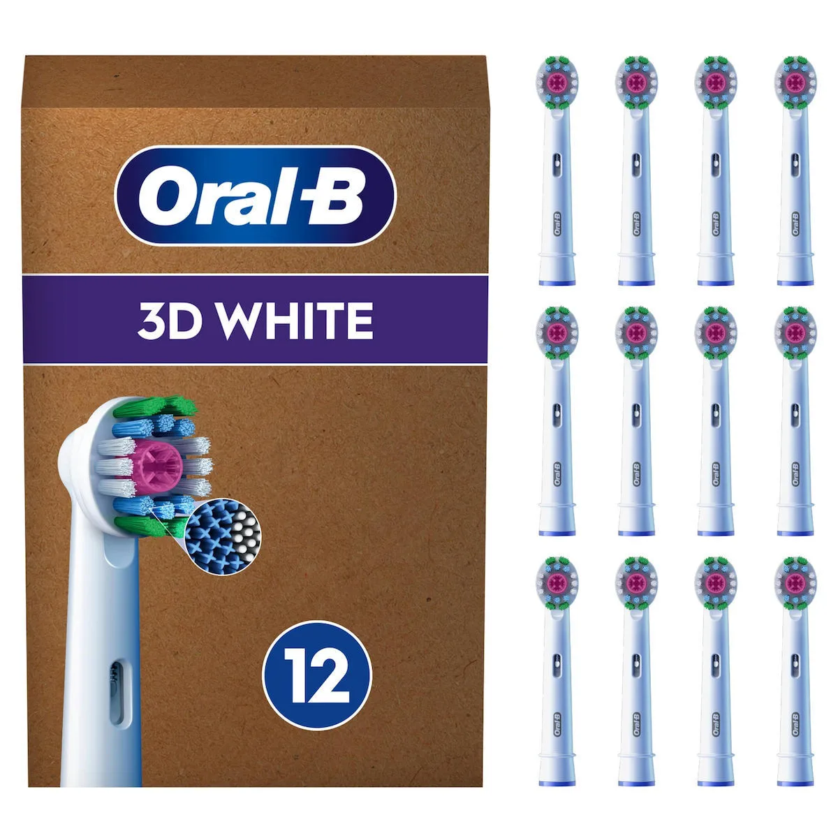 20250129101344_oral_b_pro_3d_antallaktikes_kefales_gia_ilektriki_odontovourtsa_12tmch.jpeg Oral-B Pro 3D White Ανταλλακτικές Κεφαλές για Ηλεκτρική Οδοντόβουρτσα 12τμχ - Image 1
