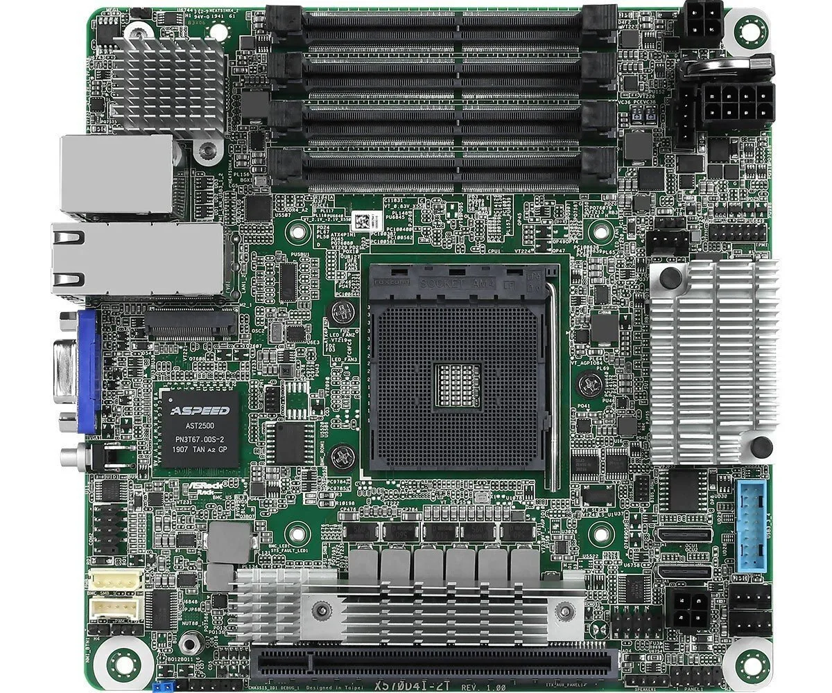 20250129133738_asrock_x570d4i_2t_motherboard_mini_itx_me_amd_am4_socket.jpeg ASRock X570D4I-2T Motherboard Mini ITX με AMD AM4 Socket X570D4I-2T - Image 1