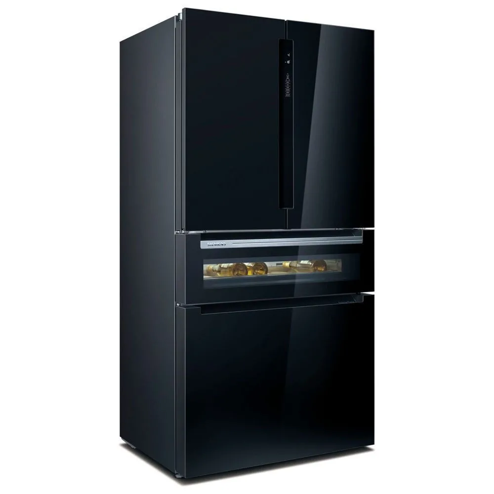 20250203100105_siemens_psygeio_ntoulapa_total_nofrost_y183xp90_5xv73_6ek_mayro_kf96rsbea.jpeg Siemens Ψυγείο Ντουλάπα 572lt Total NoFrost Υ183xΠ90.5xΒ73.6εκ. Μαύρο KF96RSBEA - Image 1