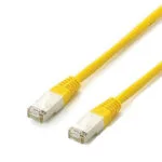 Equip S/FTP Cat.6a (Gigabit) Καλώδιο Δικτύου Ethernet 0.5m Κίτρινο 605667
