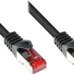 Good Connections S/FTP Cat.6 (Gigabit) Καλώδιο Δικτύου Ethernet 1m Μαύρο 8060-010S