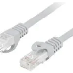 Lanberg U/UTP Cat.6 (Gigabit) Καλώδιο Δικτύου Ethernet 1m Γκρι PCU6-10CU-0100-S