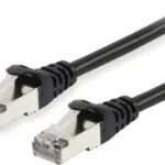 Equip S/FTP Cat.6a (Gigabit) Καλώδιο Δικτύου Ethernet 1.5m Μαύρο 606192
