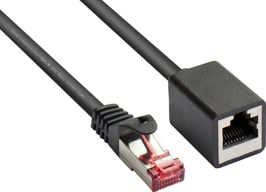 Alcasa S/FTP Cat.6 (Gigabit) Καλώδιο Δικτύου Ethernet 5m Μαύρο - Image 1