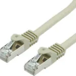 Value S/FTP Cat.7 (10Gbps) Καλώδιο Δικτύου Ethernet 1m Γκρι 21.99.0851