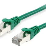 Equip S/FTP Cat.6a (Gigabit) Καλώδιο Δικτύου Ethernet 0.15m Πράσινο 606400