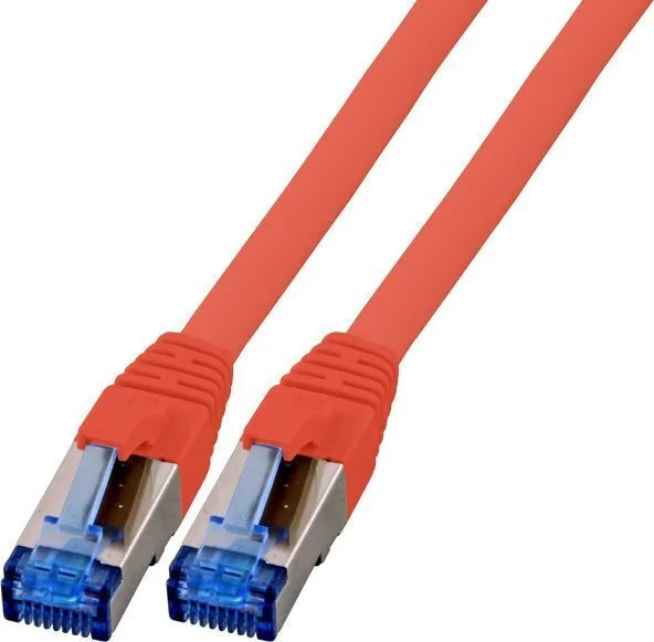 EFB S/FTP Cat.6a (Gigabit) Καλώδιο Δικτύου Ethernet 0.5m Κόκκινο K5525FRT.0,5 - Image 1