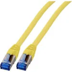 EFB S/FTP Cat.6a (Gigabit) Καλώδιο Δικτύου Ethernet 0.25m Κίτρινο K5525FGE.0,25