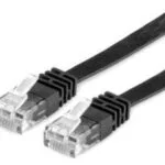 Value Flat U/UTP Cat.6a (Gigabit) Καλώδιο Δικτύου Ethernet 5m Μαύρο 21.99.0825