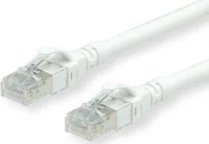 Roline S/FTP Cat.6 (Gigabit) Καλώδιο Δικτύου Ethernet 0.3m Λευκό - Image 1