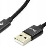 Accura Regular USB 2.0 to micro USB Cable Μαύρο 1.5m 1τμχ
