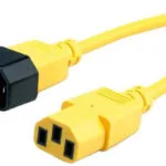 Roline IEC C13 / IEC C14 - IEC C13 / IEC C14 Cable 1.8m Κίτρινο 19.08.1521-25