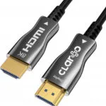 Claroc HDMI 2.1 Ultra High Speed 48Gbps 4K 120Hz HDR VRR Cable HDMI male - HDMI male 20m Μαύρο