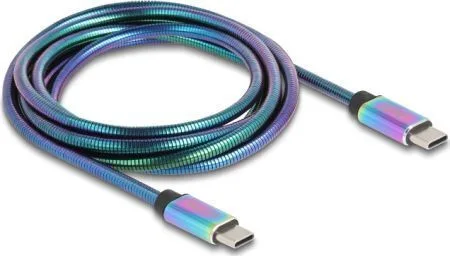 20250205131107_delock_usb_2_0_cable_usb_c_male_usb_c_60w_2m_81116.jpeg DeLock USB 2.0 Cable USB-C male - USB-C 60W PD Πολύχρωμο 2m 81116 - Image 1