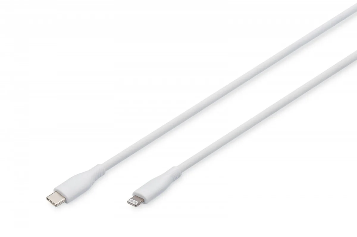 Digitus USB-C to Lightning Cable 60W Λευκό 1m AK-600110-010-W - Image 1