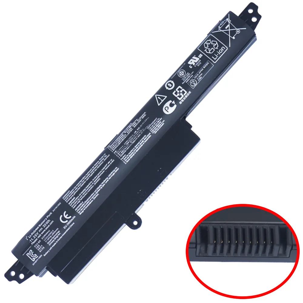 Μπαταρία Laptop Battery Asus Vivobook X200ca Series X200ca-1a X200ca-1b X200ca-6d 0b110-00240100e 1566-6868 A31lm9h A31lmh2 A31n1302 11.25v 33wh 2.950mah Κωδ.1-bat0523 - Image 1