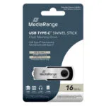 MediaRange 16GB USB 3.2 Stick Ασημί