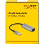 DeLock 81571 Αντάπτορας Δικτύου USB-C με Ενσύρματη Σύνδεση Ethernet