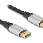 DeLock Cable DisplayPort male - DisplayPort male 1m Μαύρο (80633)