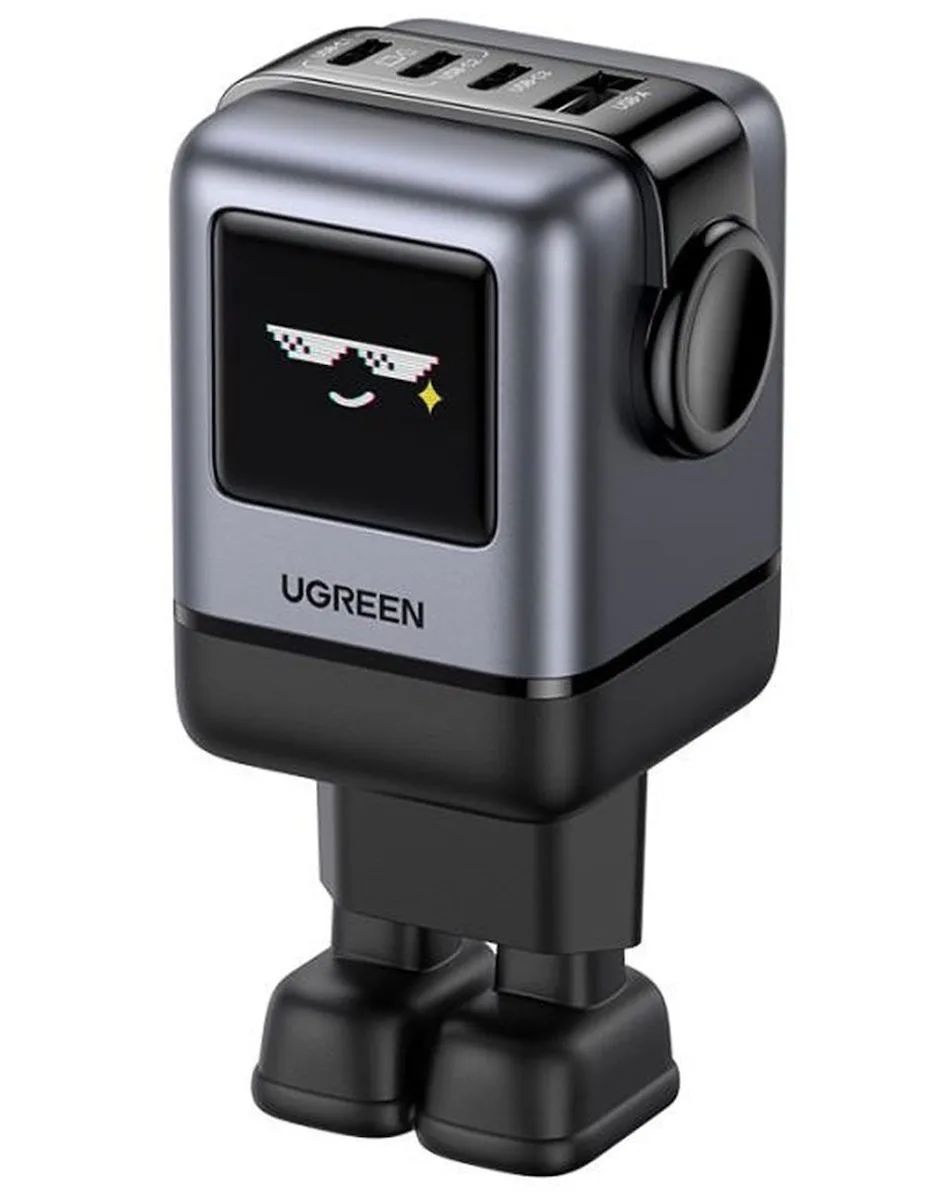 Ugreen Βάση Φόρτισης GaN με Θύρα USB-A και 3 Θύρες USB-C 100W Power Delivery / Quick Charge 4.0 σε Γκρι χρώμα (X688) - Image 1