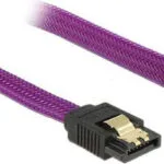 DeLock 7-Pin SATA II - 7-Pin SATA II Cable 50cm Μωβ (83696)
