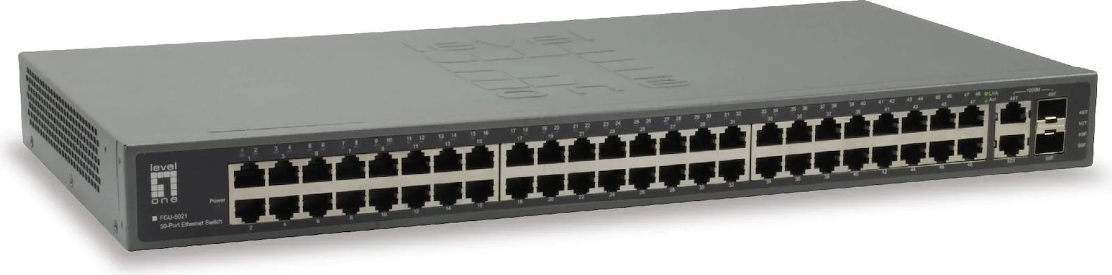20250210140356_level_one_fgu_5021.jpeg Level One FGU-5021 Unmanaged L2 Switch με 48 Θύρες Ethernet και 2 SFP Θύρες - Image 1