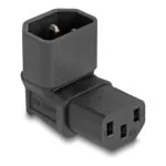 DeLock IEC C14 / IEC C13 - IEC C14 / IEC C13 Cable Μαύρο 80472