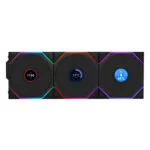Lian Li UNI FAN TL Wireless LCD Reverse Blade Case Fan 120mm (1900rpm / 54.3cfm) με ARGB Φωτισμό 3τμχ