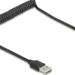 DeLock USB 2.0 Cable USB-A male - USB-B male Μαύρο 0.8m 90130