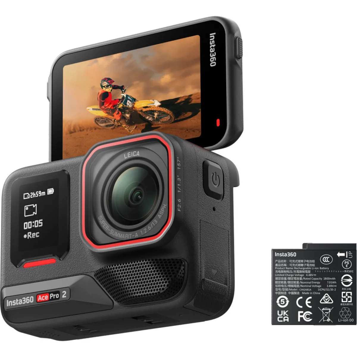 20250219164643_insta360_ace_pro_2_action_camera_8k_ypovrychia_standard_bundle_me_othoni_afis_2_4_kai_wi_fi_mayri.jpeg Insta360 Ace Pro 2 Action Camera 8K Υποβρύχια Standard Bundle με Οθόνη Αφής 2.4" και Wi-Fi Μαύρη - Image 1