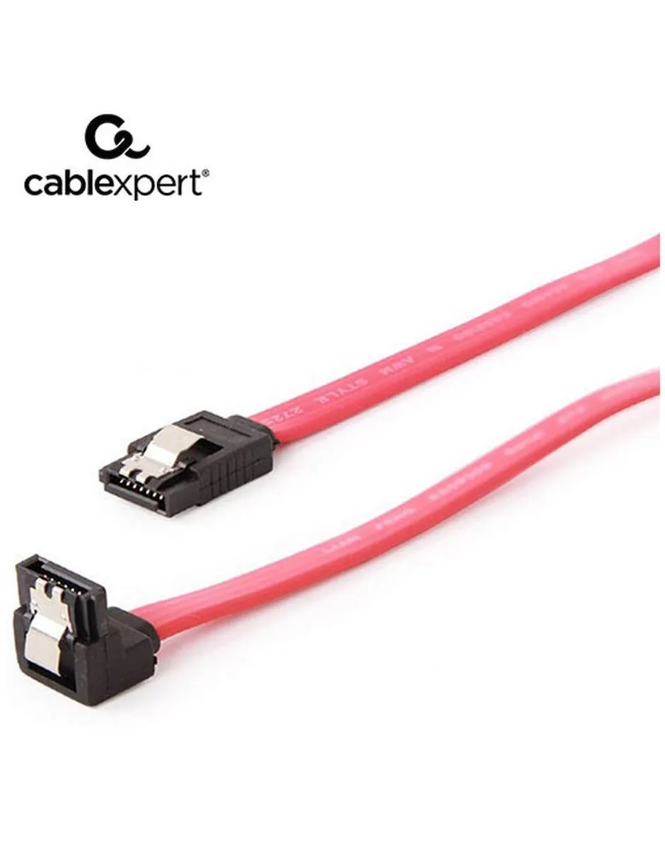 Cablexpert 7-Pin SATA III - 7-Pin SATA III Cable 50cm Κόκκινο (CC-SATAM-DATA90) - Image 1