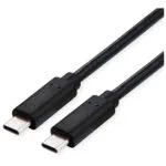 Καλώδιο Roline Usb4 Gen2x2 C-c M M 100w 2 M Ταχύτητα Έως 20 Gbit S