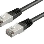Value S/FTP Cat.6 (Gigabit) Καλώδιο Δικτύου Ethernet 1m Μαύρο 21.99.1335
