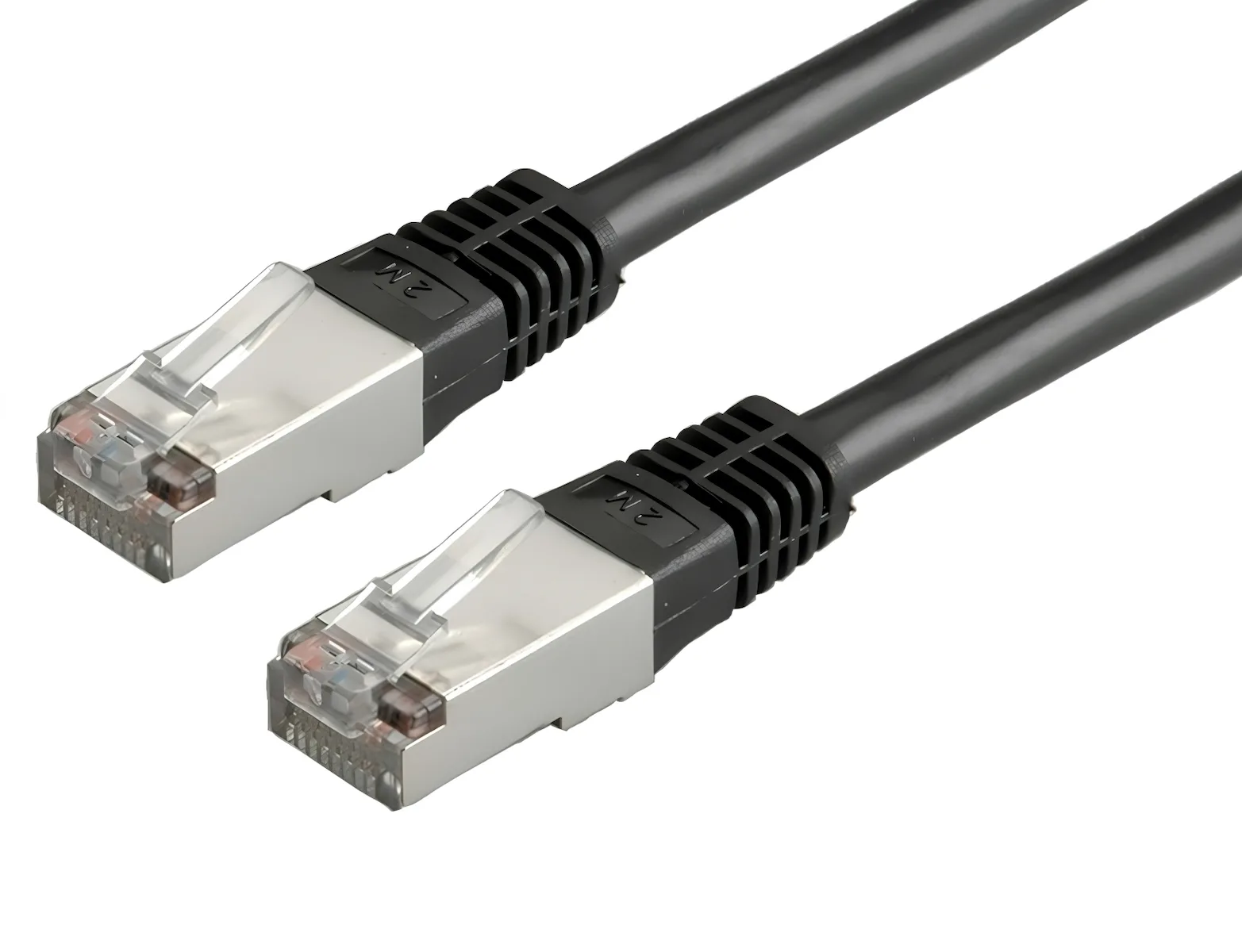Value S/FTP Cat.6 (Gigabit) Καλώδιο Δικτύου Ethernet 1m Μαύρο 21.99.1335 - Image 1