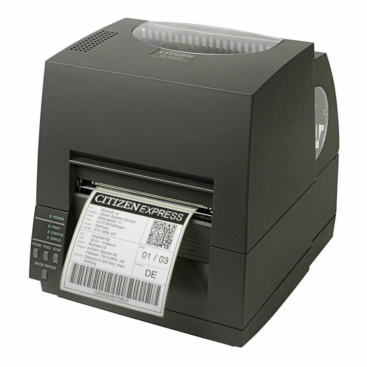 20250306170404_citizen_cl_s631ii_ektypotis_etiketon_thermikis_metaforas_serial_usb_203_dpi_cls621iinebxx.jpeg Citizen CL-S631II Εκτυπωτής Ετικετών Θερμικής Μεταφοράς USB, Serial, Ethernet 203 dpi CLS621IINEBXX - Image 1