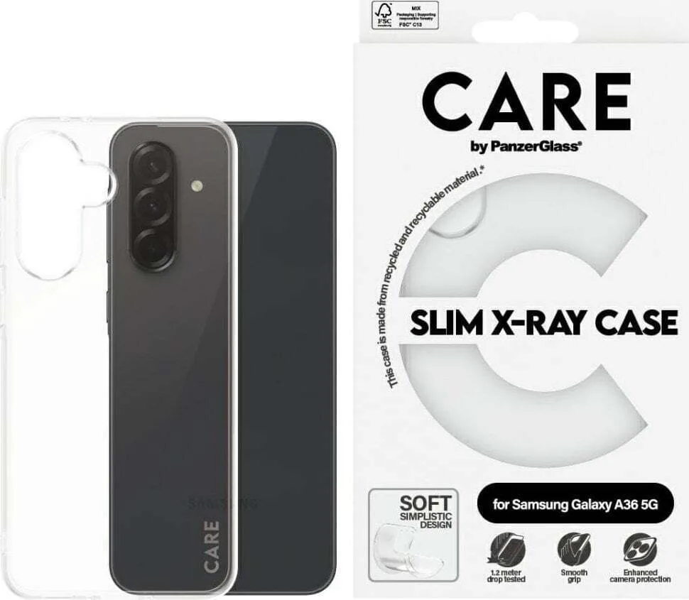 PanzerGlass Fashion X-ray Back Cover Πλαστικό 1.2mm Διάφανο (Samsung Galaxy A36 5G, PanzerGlass) CRRFAXRG38083 - Image 1
