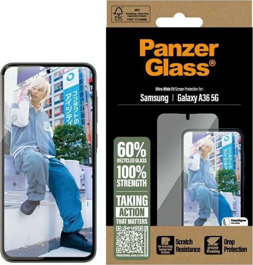 20250310143633_panzerglass_tempered_glass_samsung_galaxy_a36_5g_panzerglass.jpeg PanzerGlass Tempered Glass (Samsung Galaxy A36 5G, PanzerGlass) PGRNUWFG38083 - Image 1