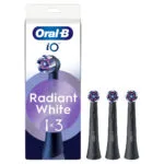 Oral-B iO Radiant White Ανταλλακτικές Κεφαλές για Ηλεκτρική Οδοντόβουρτσα Black 3τμχ