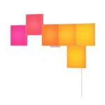 Nanoleaf Blocks Big Squares Starter Kit 6 Smart Light Panels Includes Music Sensor Voice Control Rgbw Led Wifi