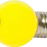 V-TAC Λάμπα LED 1W για Ντουί E27 και Σχήμα G45 Κίτρινο