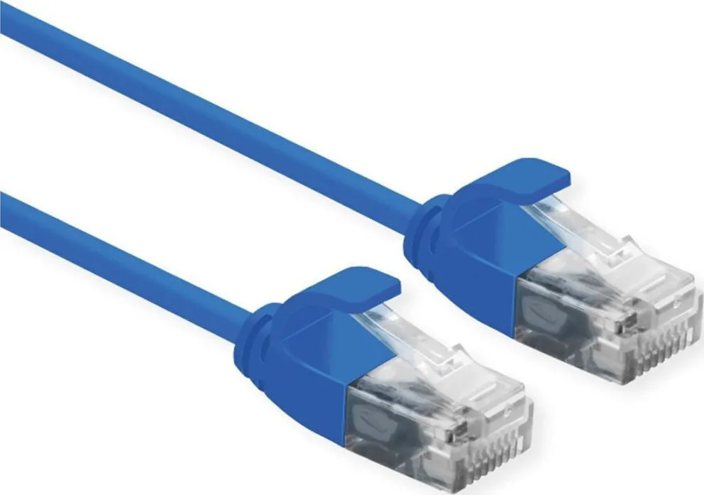 Roline U/UTP Cat.6a (Gigabit) Καλώδιο Δικτύου Ethernet 1m Μπλε 21.15.3943 - Image 1