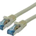 Roline S/FTP Cat.6a (Gigabit) Καλώδιο Δικτύου Ethernet 2m Γκρι 21.15.2802