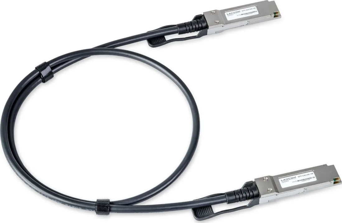 Lancom Καλώδιο Οπτικής Ίνας SFP+ 1m Μαύρο SFP-DAC40-1m - Image 1